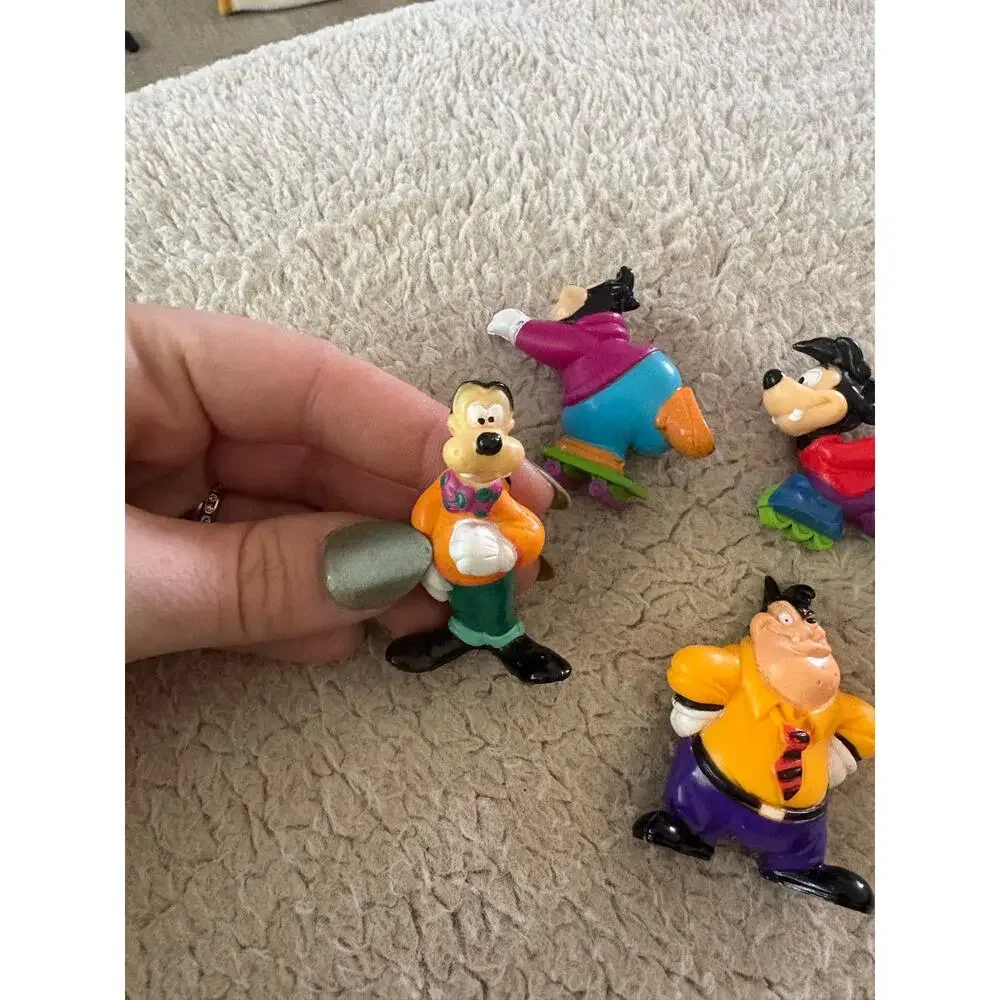 Vintage 1990s Disney Goof Troop PVC Mini Figures Set of 4 Kellogs